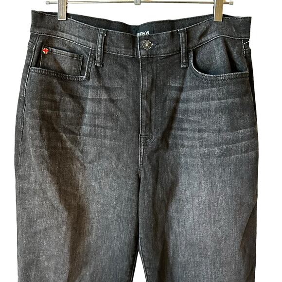 Hudson Jeans New Women's NOA High Rise Straight Crop Jeans Black Size 32 Casual - Picture 3 of 11